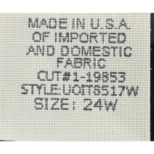 David Meister Sheath Dress Plus Size 24W Textured Black Corpcore Minimalist