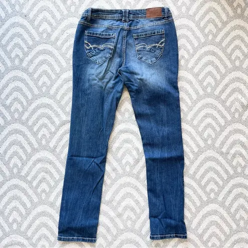 JADE JEANS Juniors’ Low Rise Skinny Fit Blue Denim Jeans 9/10 Size undefined