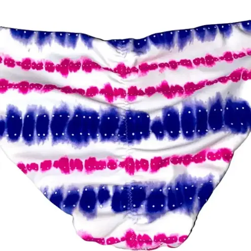 Unlisted NWT bikini large fringe halter bikini removable straps reversible cheeky bottom