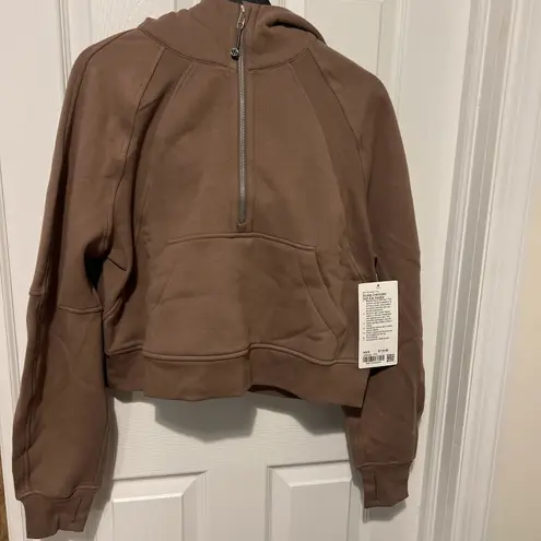 Lululemon Scuba Hoodie Jacket Half Zip ColourTaupetastic