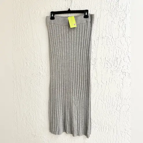 Prómesa Promesa maxi knit skirt gray large