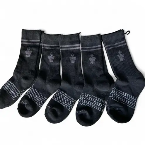 Bombas 🐝Unisex 5 PAIRS BLACK /GREY
STRIPE CREW SOCKS S (4-7.5)