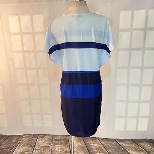 Forenza blue short sleeve lightweight sheath dress size XS