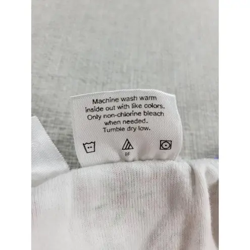 Hanna Andersson Womens Pajama Pants Size S White Christmas Print Organic Cotton