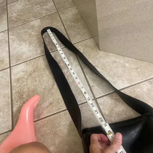 Saddle by Sabina Handbags Black Leather Cylinder Crossbody Bag Braided Flap