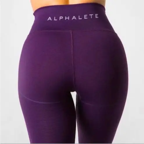 Alphalete  OG Revival Leggings Purple Sz Small High Rise Athletic