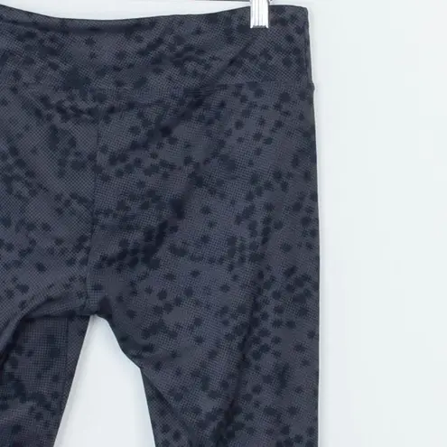 Marika tek Black and Gray Capri Athletic Workout Leggings Women's Size Large