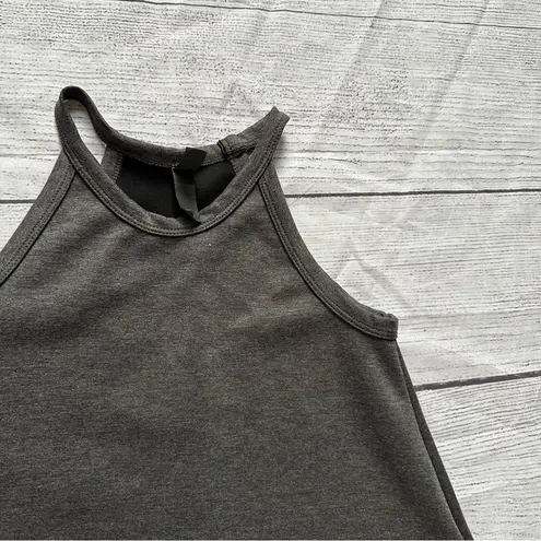 Ayla XS gray high neck tank top swing dress