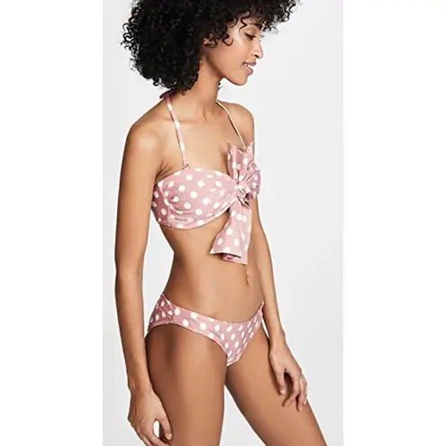 PilyQ New. Milly Dot bikini set. D-cup/M-bottom. MSRP $169