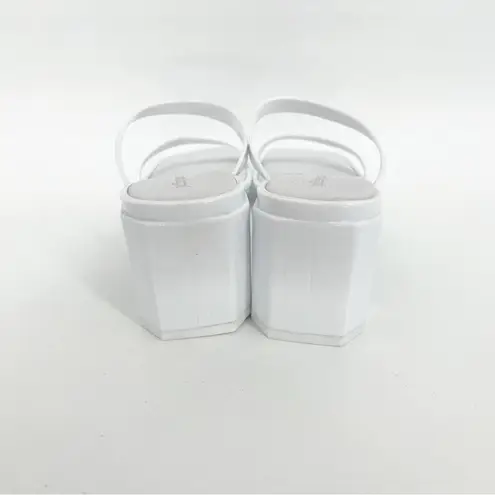 Jeffrey Campbell  Jamm-3 Jelly Strappy Sandals 9 White