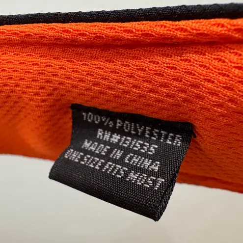 Salt Life Black and Orange Visor