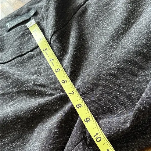 NEW YORK & CO Flare Wide Leg Marled Gray Dress Pants Size 14