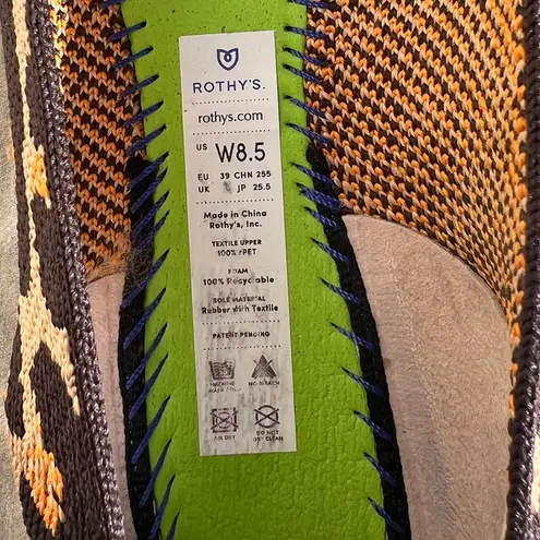 Rothy's Rothy’s The Point Big Cat Leopard Print Flat Shoes Women’s Size 8.5