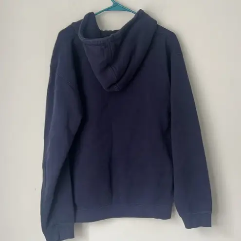 NCAA Michigan Wolverines Navy Gold Hoodie Size Medium !