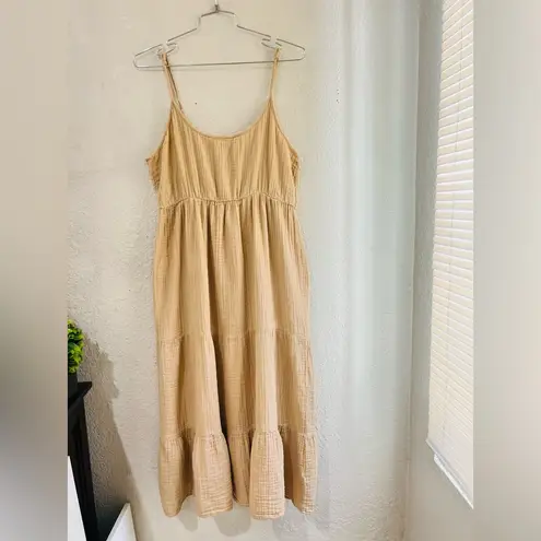 Salty Lemon  cotton maxi dress size M/L  fits