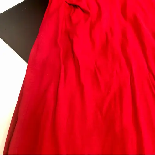 Escada Dress Darla Cherry Red Cerise Cherry Color Lacquer Gathered Detail US 8