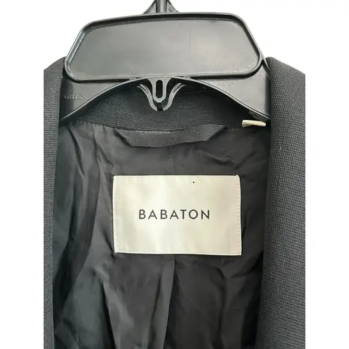 Babaton Aritzia Blazer Size 10 Women's Black Button Front Pockets #M4-1
