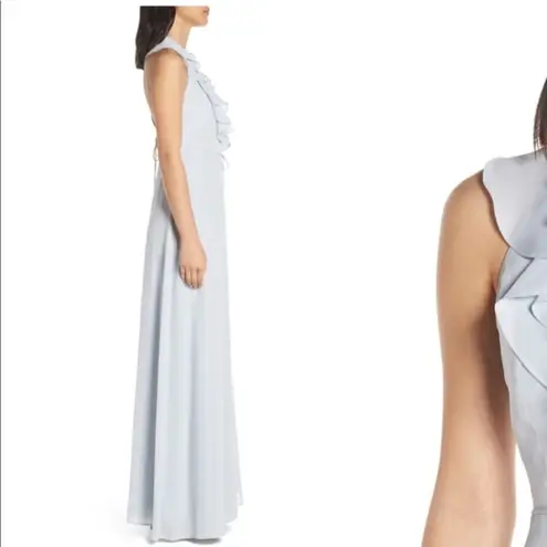 WAYF NWT The Riley Lace-Up Back Wrap Evening Dress