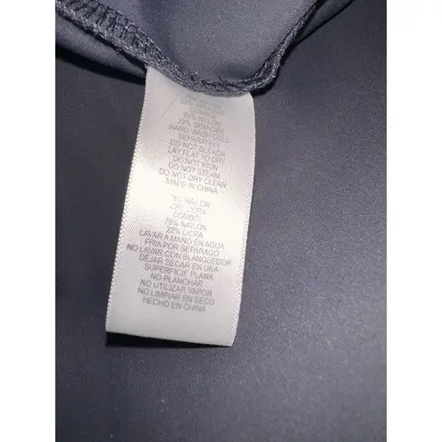 Alex Evenings Scuba Sheath Light Compression Dress 3/4 Sleeve Size 8 Charcoal