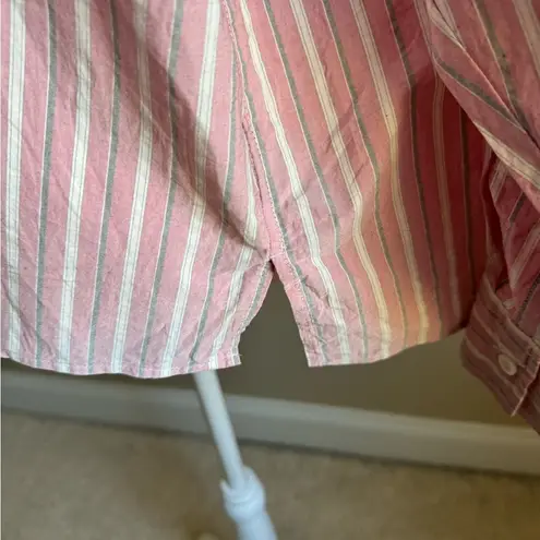 Isabel Marant Isabel Etoile Marant Alanis Striped Cotton Shirt in Pale Pink