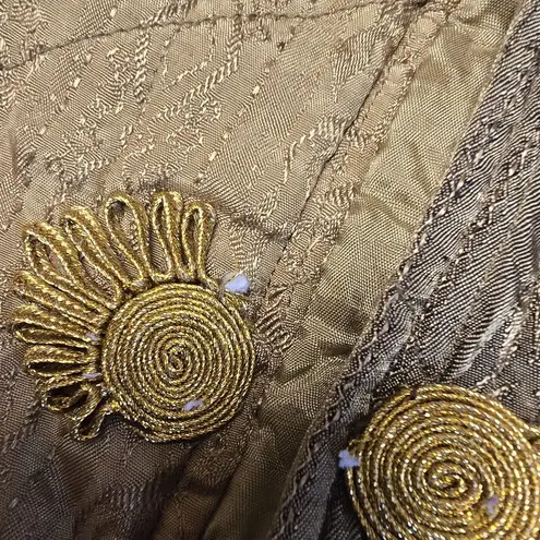 Celeste Patchwork Artsy Bohemian Floral Blazer Sz M/L Size L