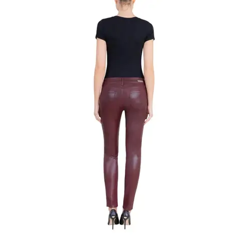 Level 99 Mid Rise Coated Skinny Jeans Eco