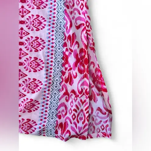 Oscar de la Renta Pink Label Kaftan Resort Lounge Maxi Caftan Zipper & Pockets