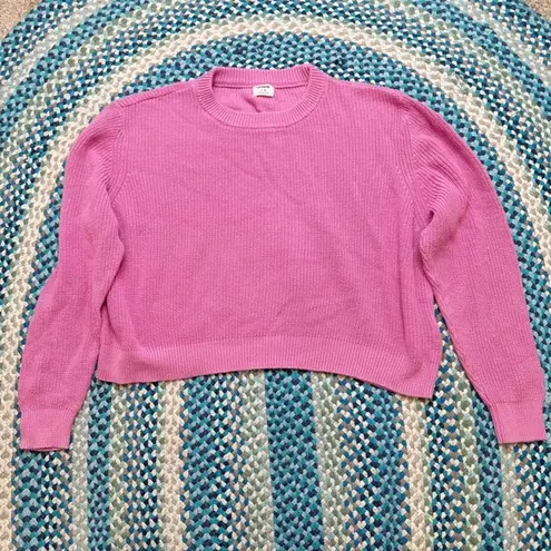 Cotton On  Pink Crop Sweater