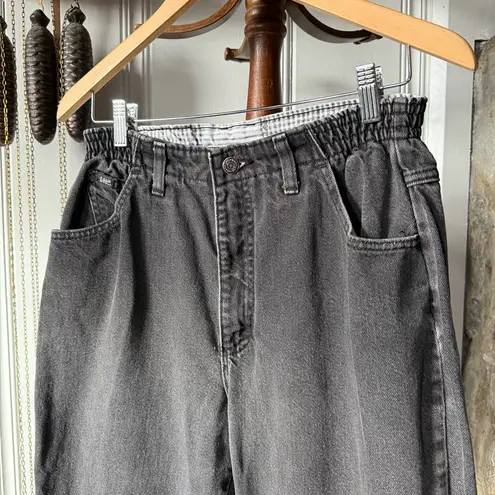 Lee Vintage 90s  Black High Waisted Tapered Denim Jeans