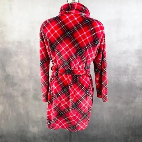 Victorias Secret Pink Womens Robe M/L Lounge Sleepwear Cozy Core Classic Spa Red Size M