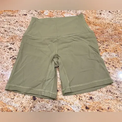 Lululemon  Align High-Rise Short 6” Bronze Green Sz 2 Retired Color Nulu Fabric - Image 5