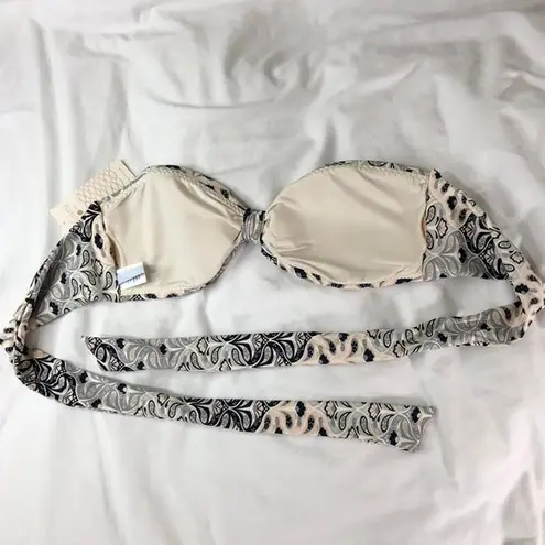 Eberjay New Eberjey Strapless Bandeau Bikini Drifter Lolita Printed Swim Top