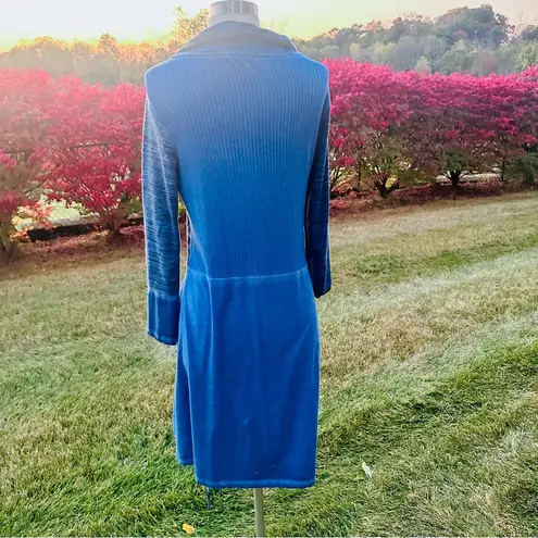 Maloka Unique Artsy Dress Blue Size 6