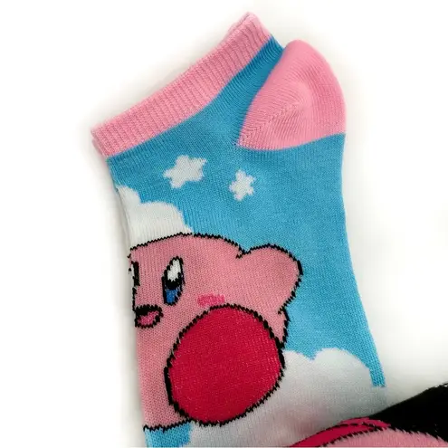 Nintendo Kirby Video Game Ankle Socks Mens Womens Gift Colorful Cute Blue Pink