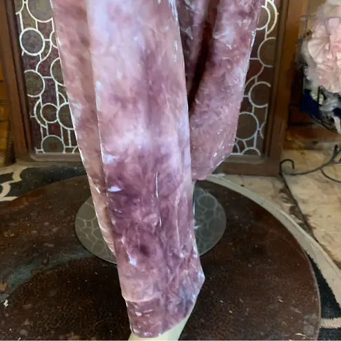 RAINBOW PINK & DARK PINK CRUSHED VELOUR JOGGER PANTS (1X)