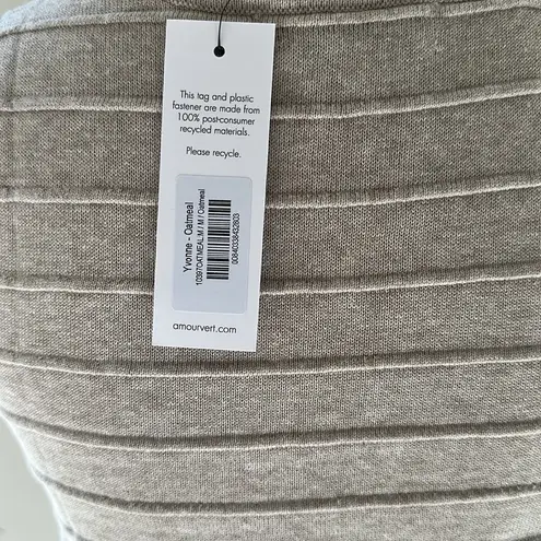 Amour Vert NWT Yvonne Tank, Medium, Oatmeal color