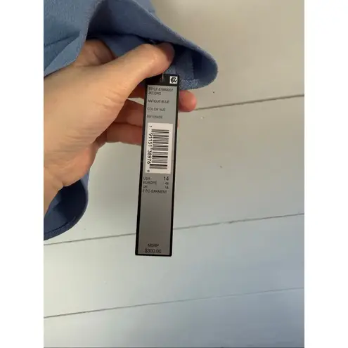 Tahari Women’s 14 Baby Blue Bell Sleeve Cropped Blazer Jacket Only New