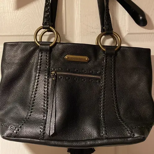 Fiore Isabella Whip it good Angela Tote Black Leather Large beautiful condition