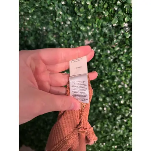 Free People  Margo Thermal Long Sleeve Hoodie Sz Medium