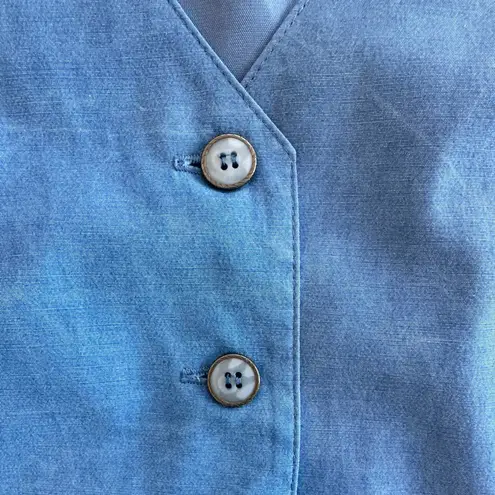 Karen Kane Vintage Coastal Cowgirl Blue Vest