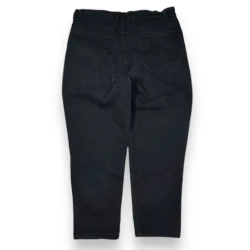 Bill Blass Vintage  High‎ Rise Mom Fit Ankle Jeans Womens 14P Black