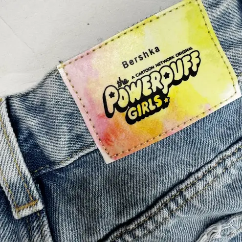 Bershka Power Puff Ankle Cropped Jeans