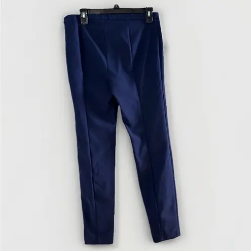 Lilly Pulitzer Lilly‎ Pulitzer Ankle pants Sz 8 Side zip flat front office wear Stretchy Blue