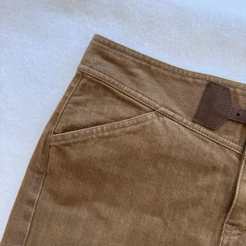 Lauren Jeans Ralph Lauren Brown Cotton Blend Belted Pencil Skirt equestrian 4