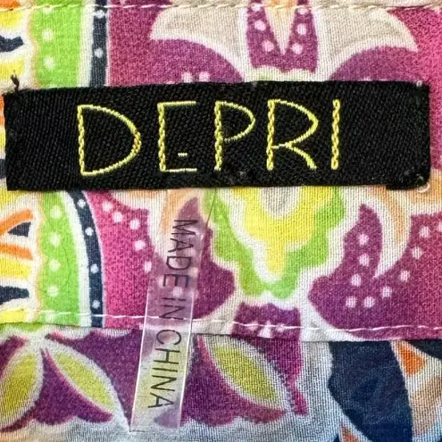 Depri tunic size medium a vibrant,colorful design