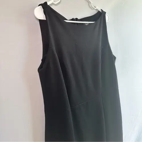 Premise Black Sleeveless Scoop Neck Midi Dress