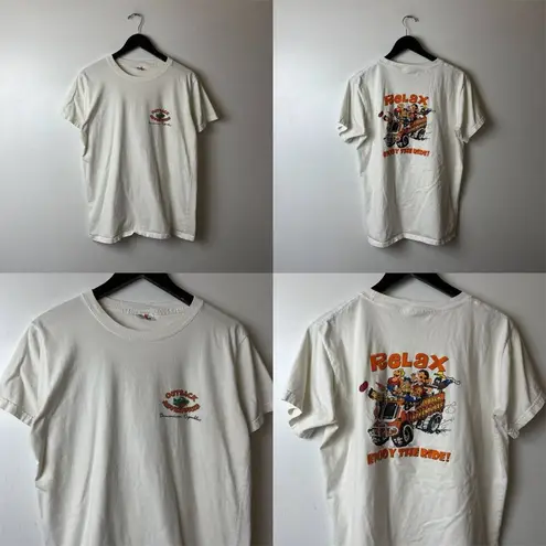 Outback Adventures Dominican Republic T Shirt White Medium M Graphic Tee