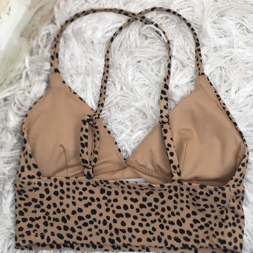 Forever 21 Animal Print Fashion V-Neck Bralette