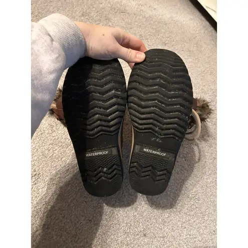 Sorel  Joan of Arctic Snow Brown Waterproof Leather Womens‎ Boots NL2429 Size 6 - Image 7