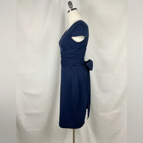 Dress the Population Dana Dress Bodycon Sheath Navy Cocktail Party Sz Small New